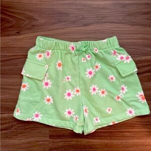 Garanimals Green Floral Kids Cargo pocket Shorts size 6